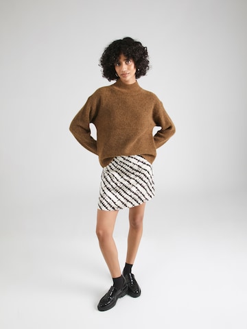 BOSS Black Sweater 'Fagda' in Brown