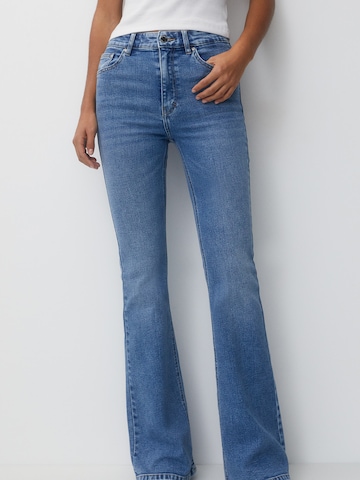 Pull&Bear Flared Jeans i blå: forside
