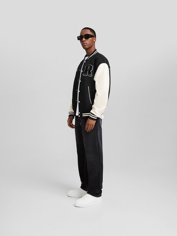 Bershka Between-season jacket in Black
