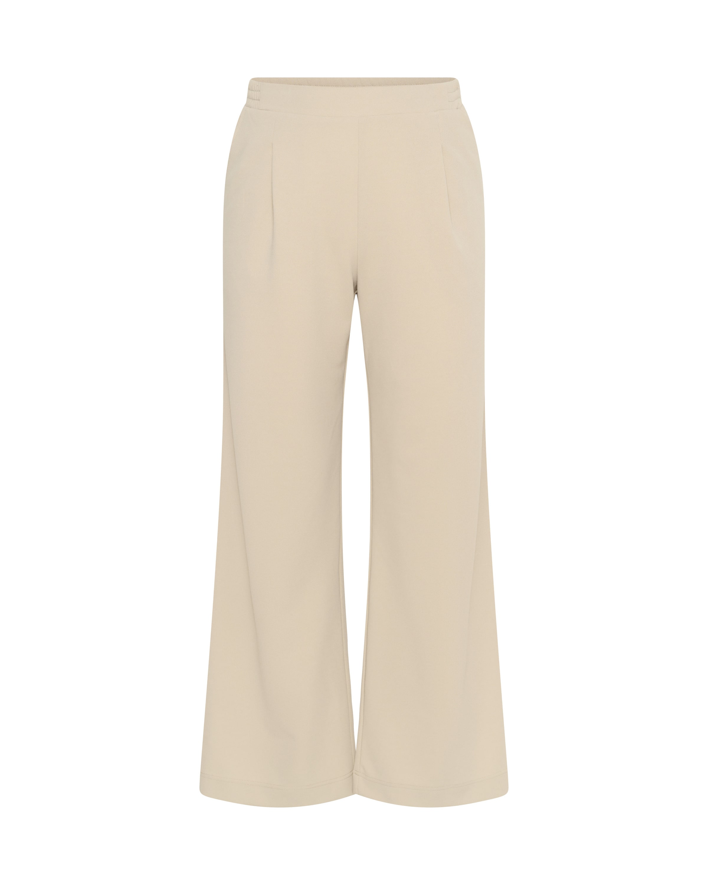 KAFFE CURVE Loosefit Bukser 'KCPheolo' i beige: forside