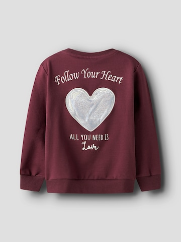 sarkans NAME IT Sportisks džemperis 'NMFSAKKINA'