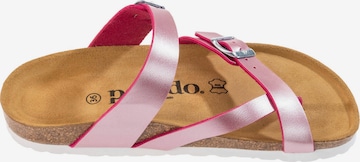 Palado T-Bar Sandals 'Palado Cres' in Pink