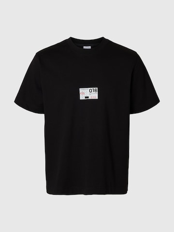 SELECTED - Camiseta en negro