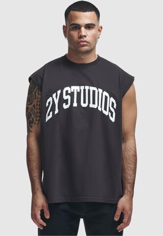 2Y Studios Shirt in Zwart: voorkant