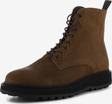 Shoe The Bear Lace-Up Boots in Brown: front