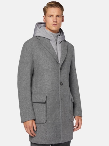 Boggi Milano Winter Coat in Grey: front