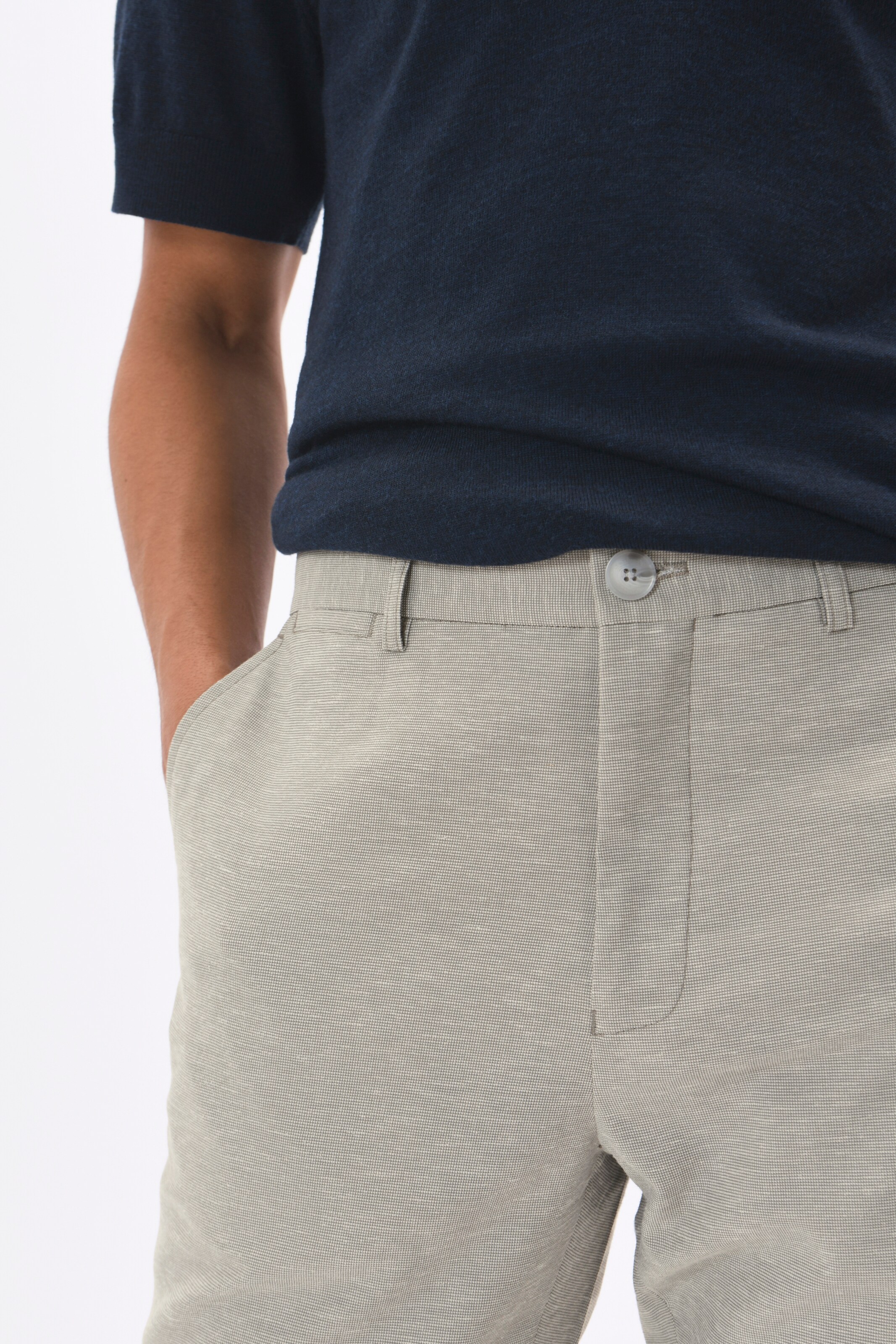 Matinique Normální Chino kalhoty 'Liam' – šedá
