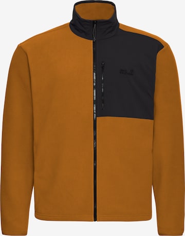 JACK WOLFSKIN Funktionsfleecejacke in Braun: Vorderseite
