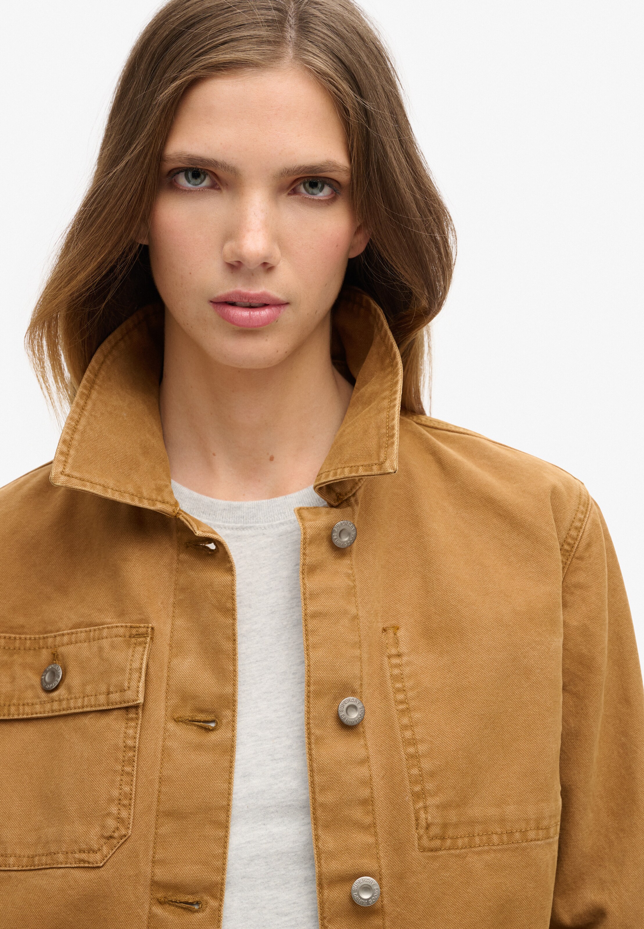 Veste mi-saison 'Chore' Superdry & Co en marron