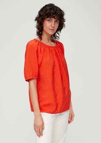 s.Oliver Blouse in Oranje: voorkant