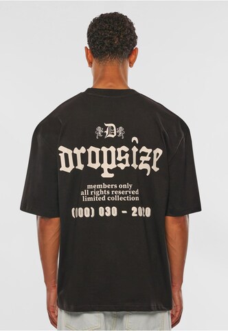 Dropsize Shirt in Schwarz