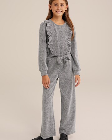 WE Fashion Overall in Silver