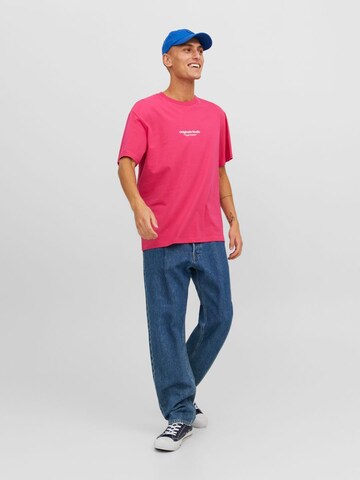 JACK & JONES Shirt 'Vesterbro' in Roze