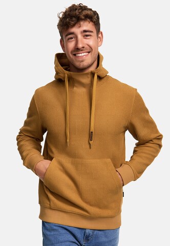 INDICODE JEANS Sweater ' INJody ' in Yellow: front