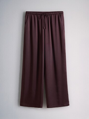 Wide Leg Pantalon The Set en beige
