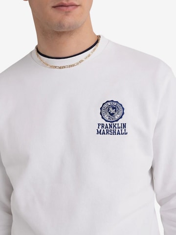 FRANKLIN & MARSHALL Sweatshirt in Wit