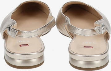 Högl Ballet Flats with Strap 'MONA' in Silver