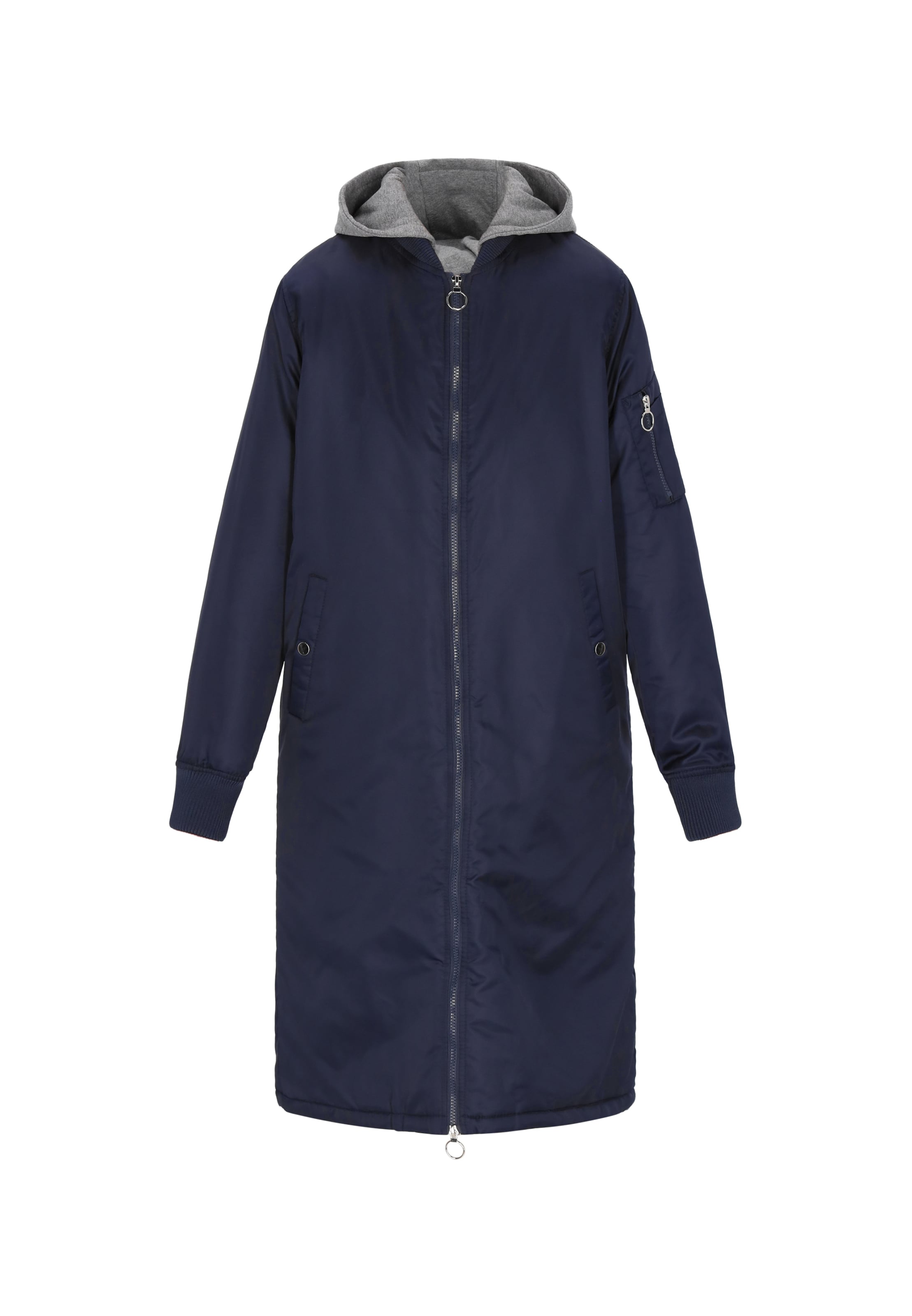 MYMO Mantel in Blau: Vorderseite