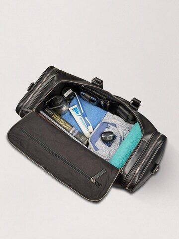 NEGOTIA Leather Weekend bag 'Marent' in Black