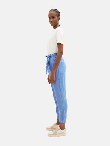 Coupe slim Pantalon TOM TAILOR DENIM en bleu