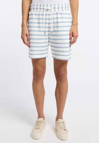 Frieda & Freddies NY Regular Shorts in Blau: Vorderseite
