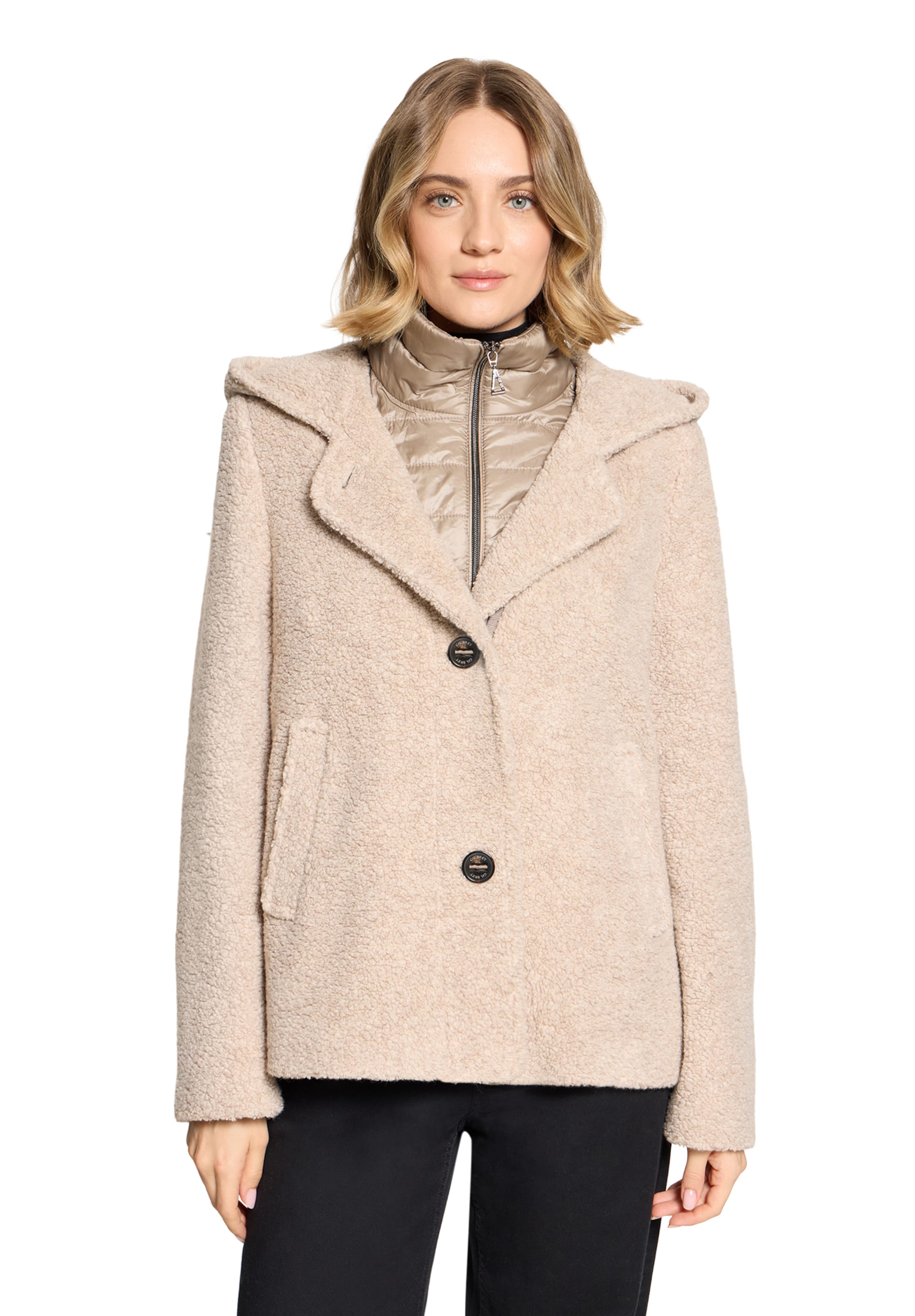 GIL BRET Between-Season Jacket in Beige: front