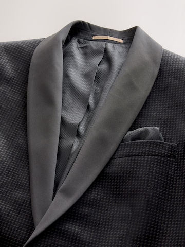 Coupe regular Veste de costume Next en noir