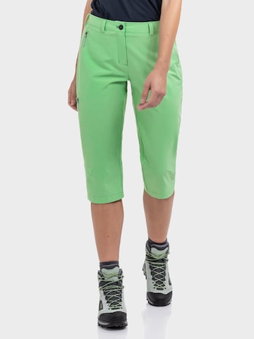 Regular Pantalon outdoor 'Chavuma' Schöffel en vert : devant