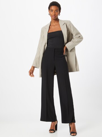 Notes du Nord Wide leg Pleated Pants 'Oliana' in Black