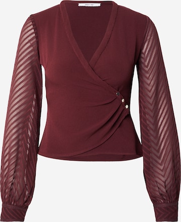 ABOUT YOU Bluza 'Shannon' | rdeča barva: sprednja stran