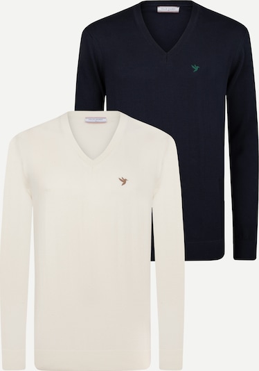 Felix Hardy Neulepaita värissä ecru / laivastonsininen / ruskea / tummanvihreä, Tuotenäkymä