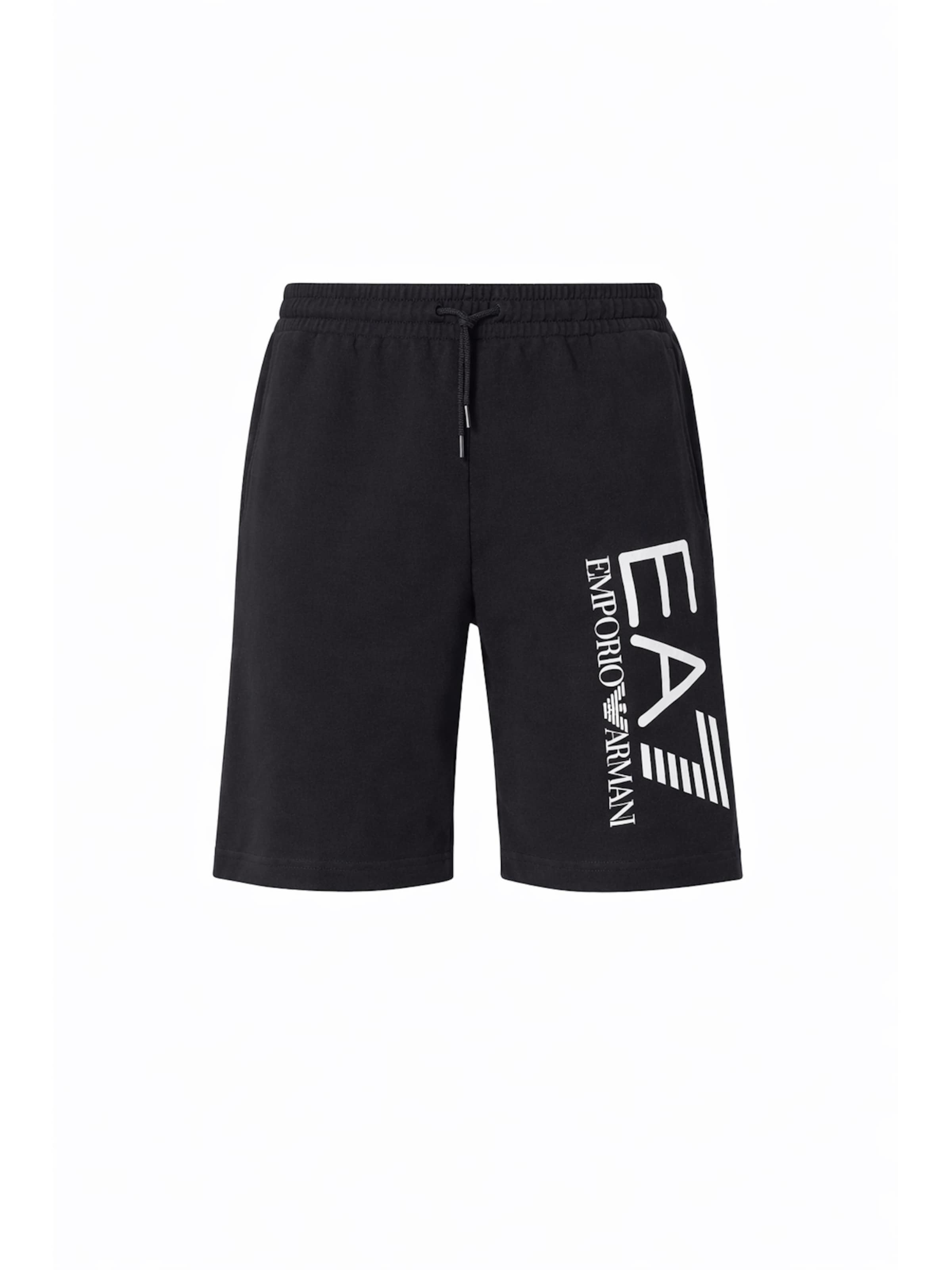 EA7 Emporio Armani Shorts in schwarz, Produktansicht