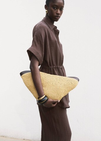 MANGO Bluse 'Safari-a' in Braun