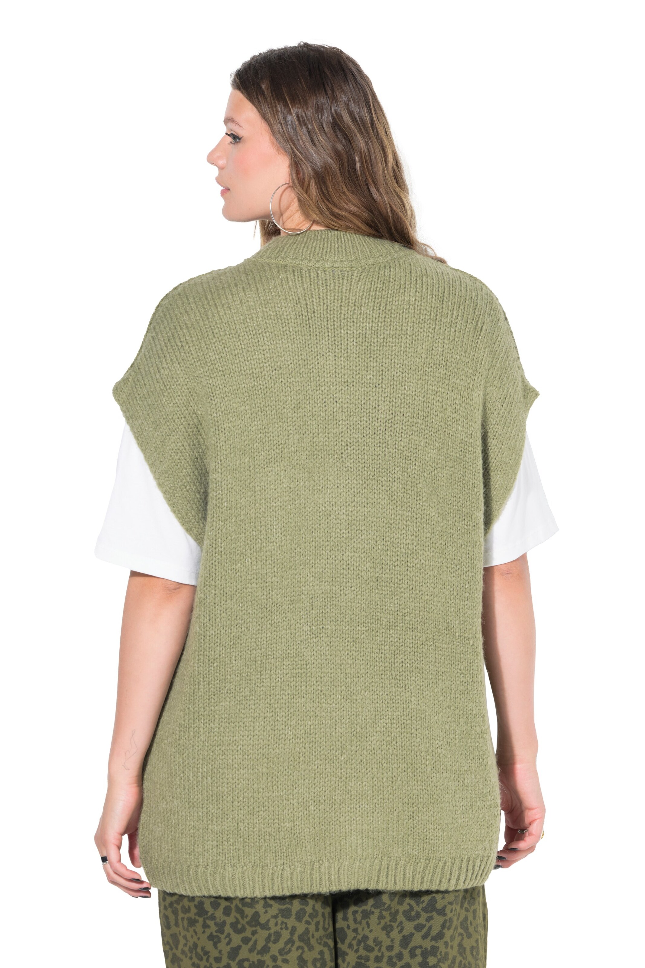 Studio Untold Knit cardigan in Green