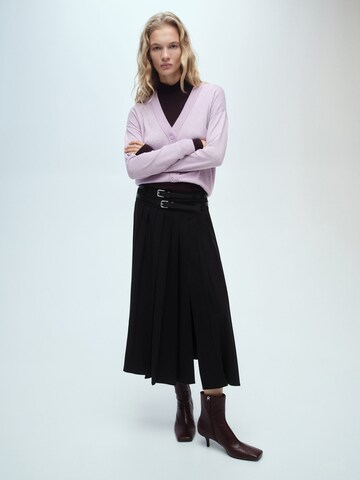 MANGO Strickjacke 'LUCCA' in Lila