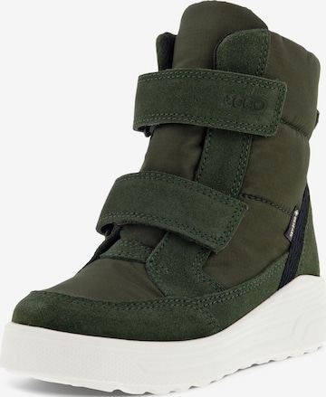 ECCO Snow Boots in Green: front