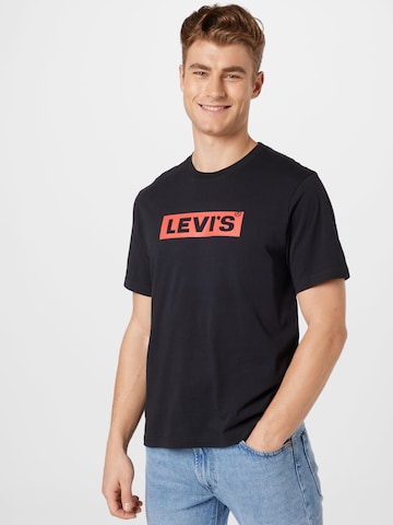 LEVI'S ® Shirt 'SS Relaxed Fit Tee' in Schwarz: predná strana