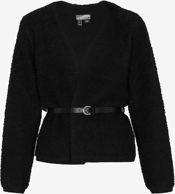Cardigan DreiMaster Vintage en noir : devant