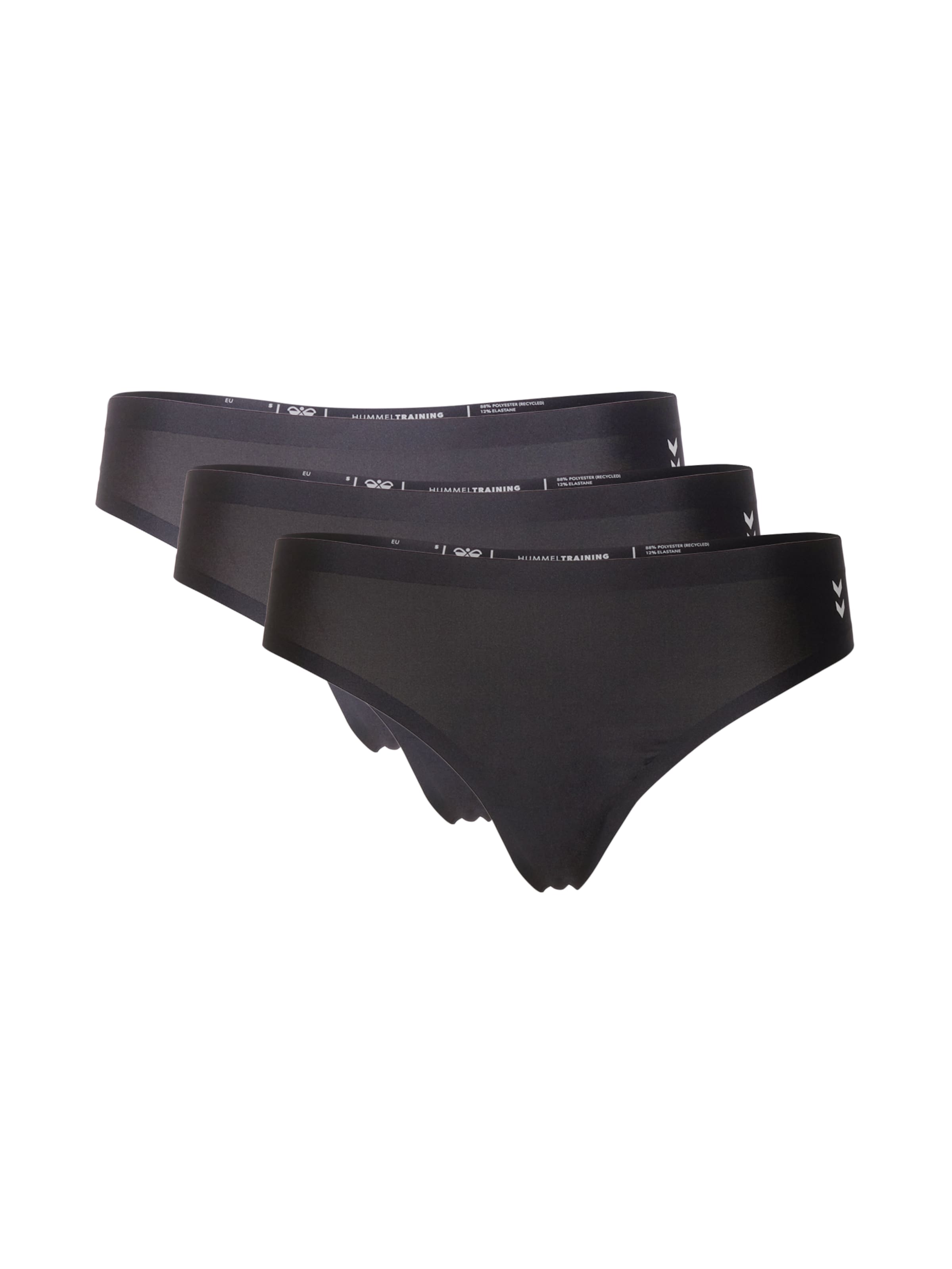 Hummel String in Schwarz: Vorderseite