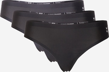 Hummel - Cueca desportiva 'Breeze' em preto: frente