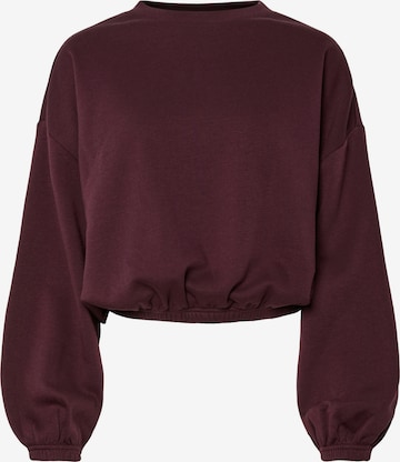 Sweat-shirt 'PCROBBLE' PIECES en rouge : devant