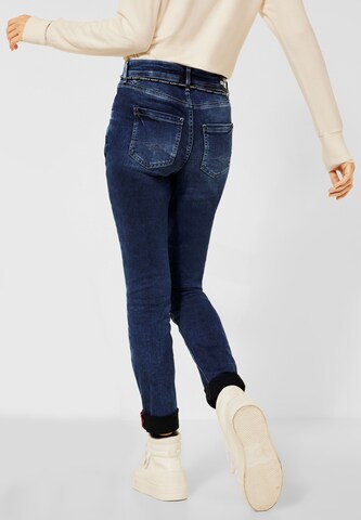 STREET ONE Slimfit Jeans in Blauw