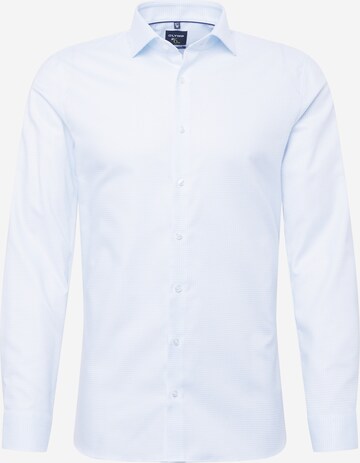 Coupe slim Chemise business 'No 6.' OLYMP en blanc : devant