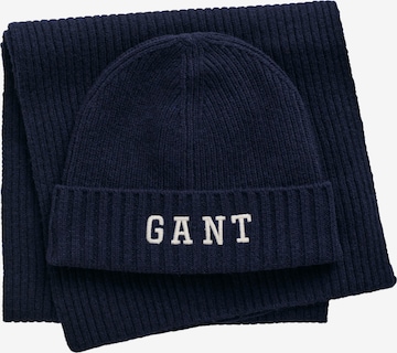 GANT Muts in Blauw: voorkant