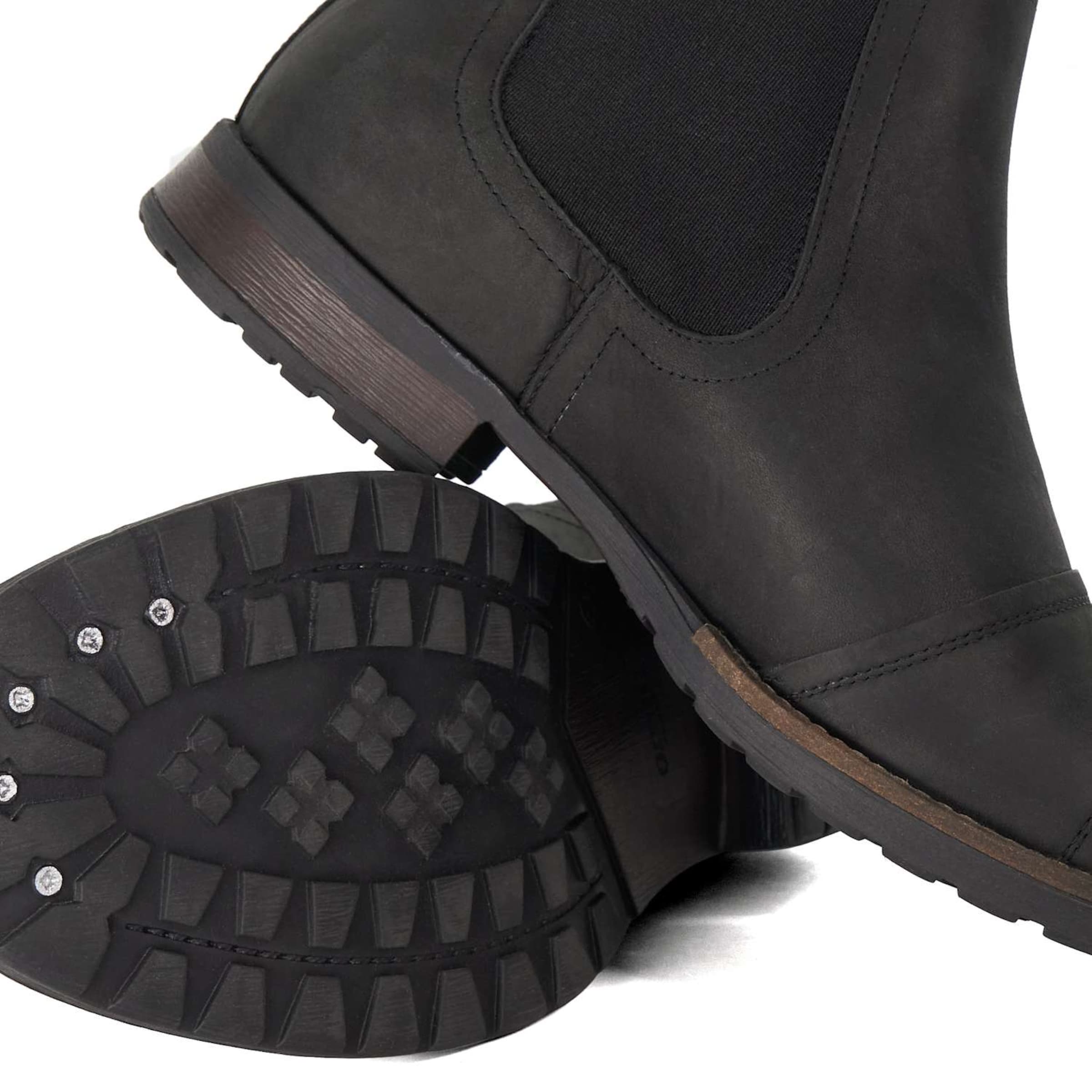 Chelsea Boots 'Saltwood' Dune LONDON en noir