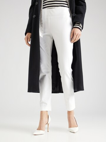 Coupe slim Pantalon 'KESLINA' Lauren Ralph Lauren en blanc : devant