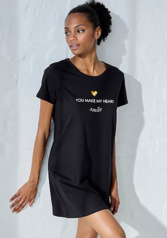 VIVANCE Nightgown 'Dreams' in Black: front