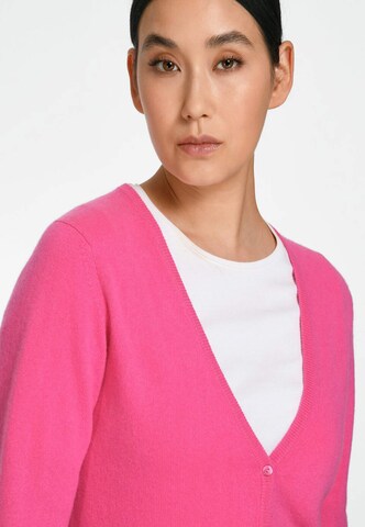 Peter Hahn Knit Cardigan in Pink