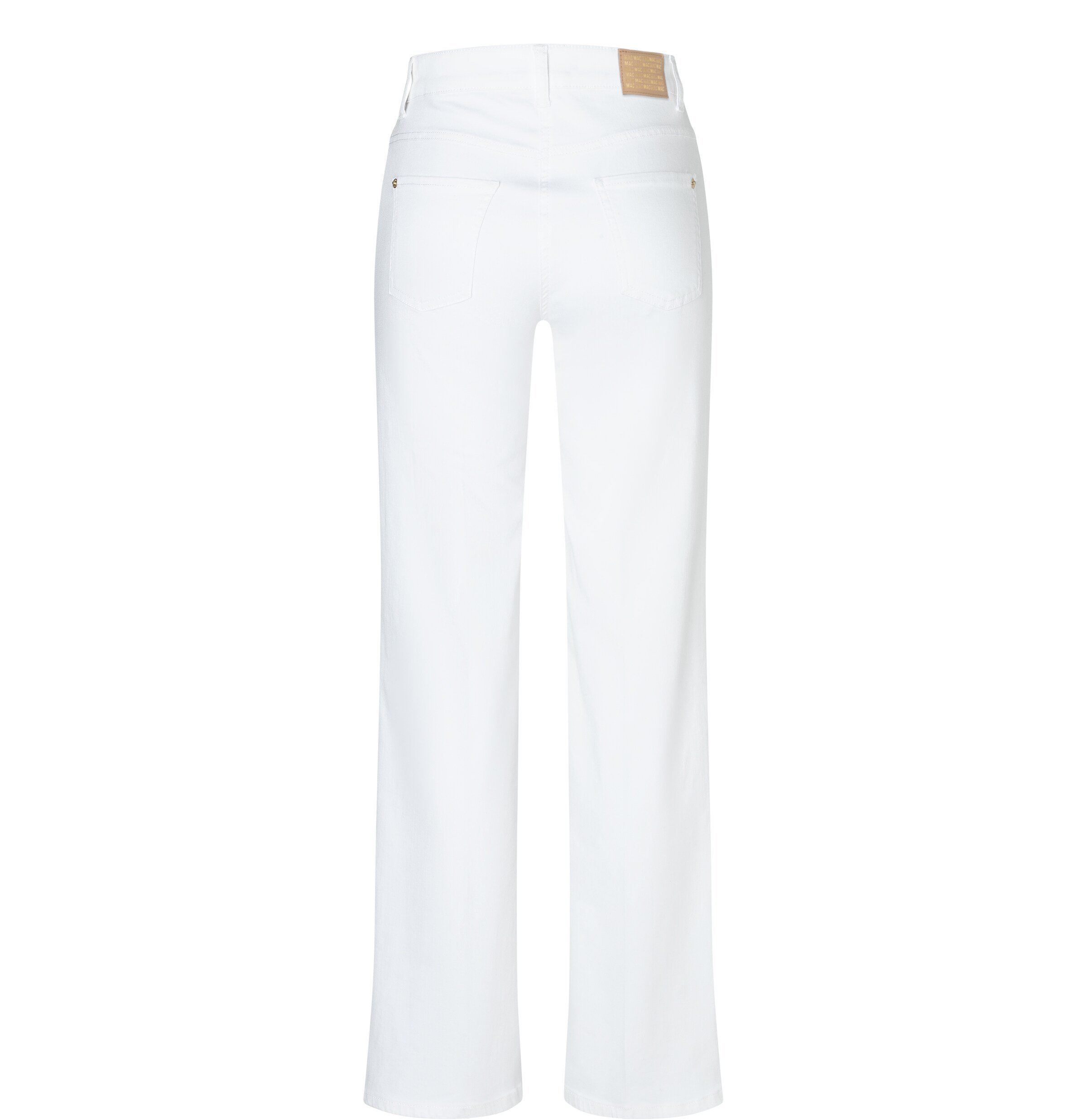 MAC Wide Leg Jeans in Weiß