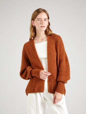 Cardigan 'EAST' AMERICAN VINTAGE en rouge : devant